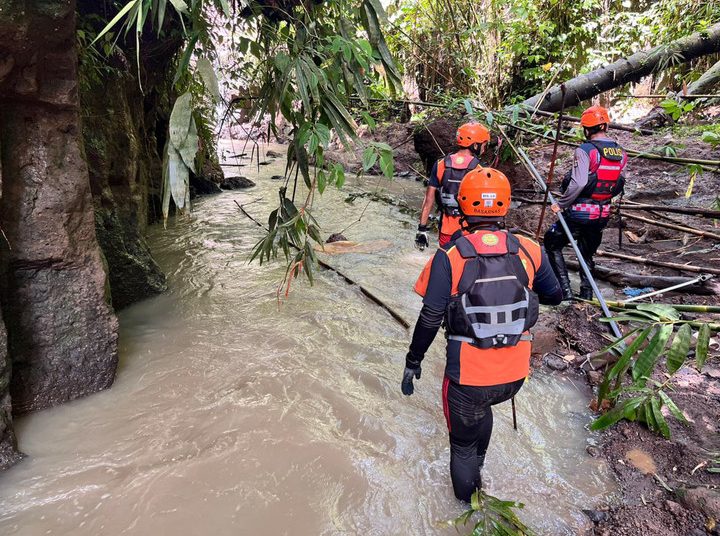 Ibu dan Balita di Bali Hilang Terseret Arus Banjir Bandang