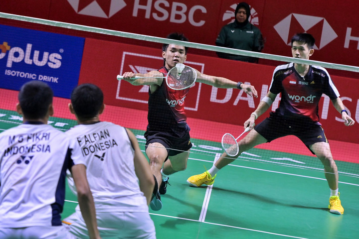 FajarFikri RaymondJoaquin Bongkar Rahasia Psywar Indonesia Masters – Aksara Lokal Fajar/Fikri & Raymond/Joaquin Bongkar Rahasia Psywar Indonesia Masters