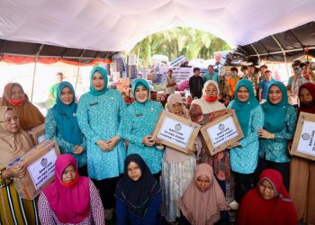 Pemulihan usai bencana, TP PKK Pusat serahkan bantuan ke Dusun Sarah Gala, Aceh