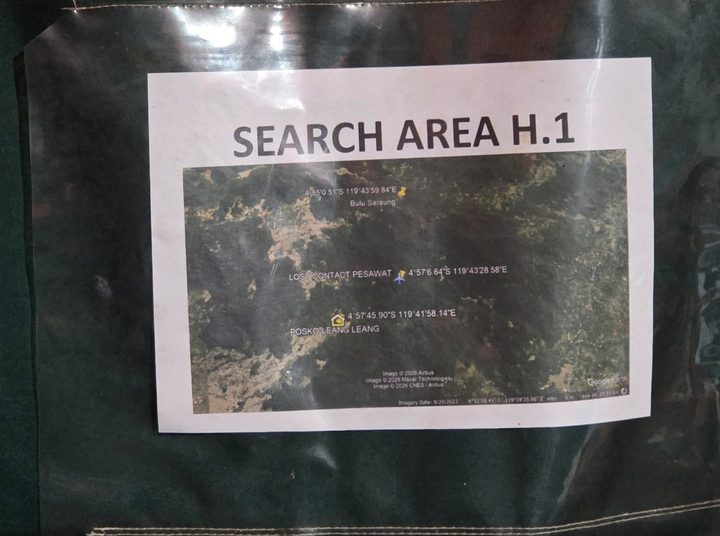 Update Pencarian Pesawat ATR Maros: Terhenti Sementara Akibat Cuaca Buruk