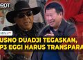 Susno Duadji Desak Transparansi SP3 Eggi Sudjana, Apa Alasannya?
