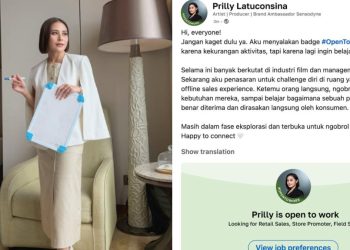 Prilly Buka Open To Work: Dihujat Tak Sensitif?