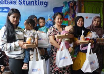 Aksi Nyata BRI Life Cegah Stunting Balita di Desa Cijaura