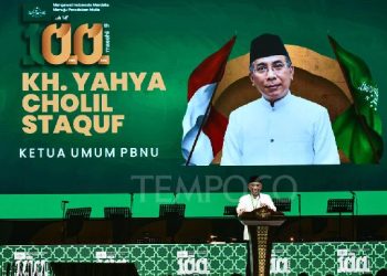 Gus Yahya Ungkap Alasan Rais Aam-Gus Ipul Absen Harlah NU