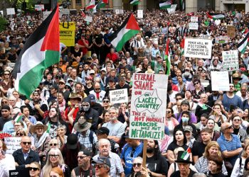 Foto: Kericuhan Demo Tolak Kedatangan Presiden Israel di Australia