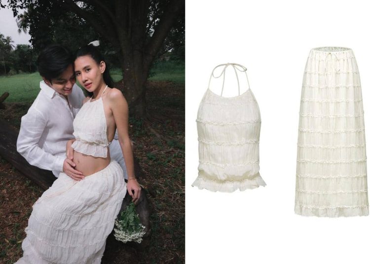 Intip Harga Dress Rp2 Jutaan Shenina Cinnamon Saat Umumkan Kehamilan