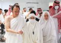 Momen Megawati Sekeluarga Ambil Miqat di Masjid Tan’im Sambut Ramadan