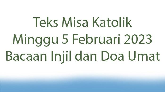 Misa Minggu 15 Februari 2026 Refleksi Hidup Katolik – Aksara Lokal Misa Minggu 15 Februari 2026: Refleksi Hidup Katolik