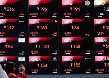 IHSG Sesi I Melemah ke 8.209, Simak Saham Pemicunya