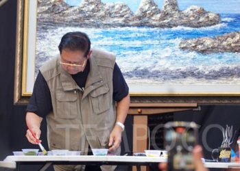 Lukisan Kuda Api SBY Laku Terjual Fantastis Rp 6,5 Miliar