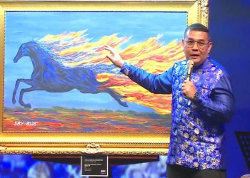 Lelang Lukisan SBY Kuda Api Rp6,5 Miliar Diborong Taipan