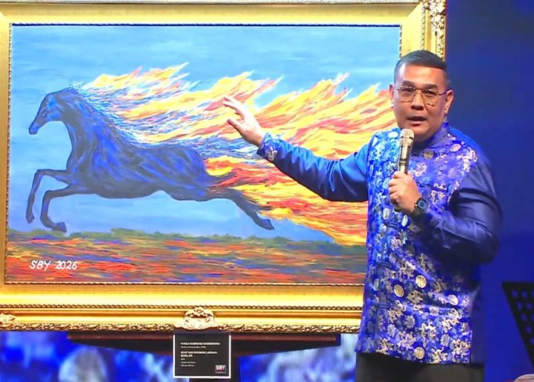 Lelang Lukisan SBY Kuda Api Rp6,5 Miliar Diborong Taipan