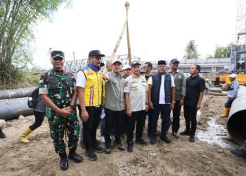 Jembatan Krueng Tingkeum Bireuen Rampung 2026, Tito Puji Menteri PU