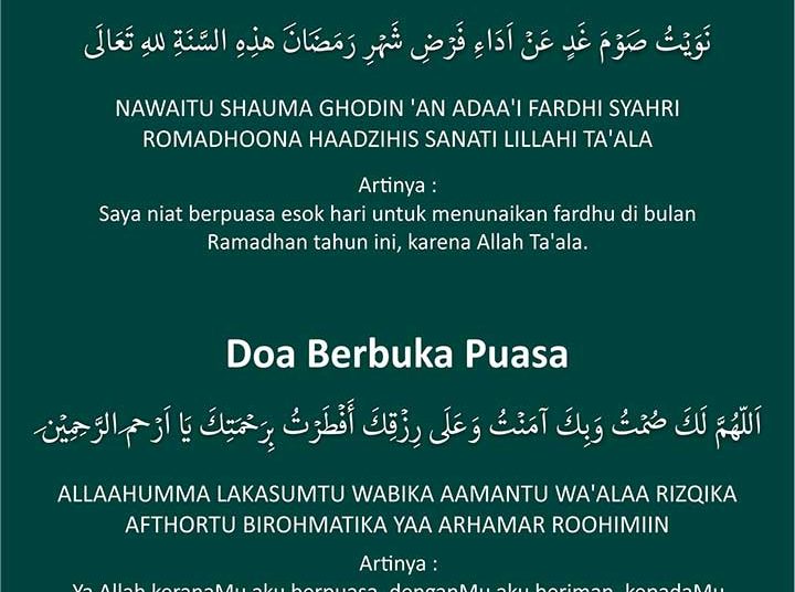 Jadwal Imsak Paser 26 Februari 2026: Doa Niat Puasa Ramadan