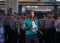 Aksi Tegang Mahasiswa PNJ Tunjuk Wajah Polisi di Mabes Polri